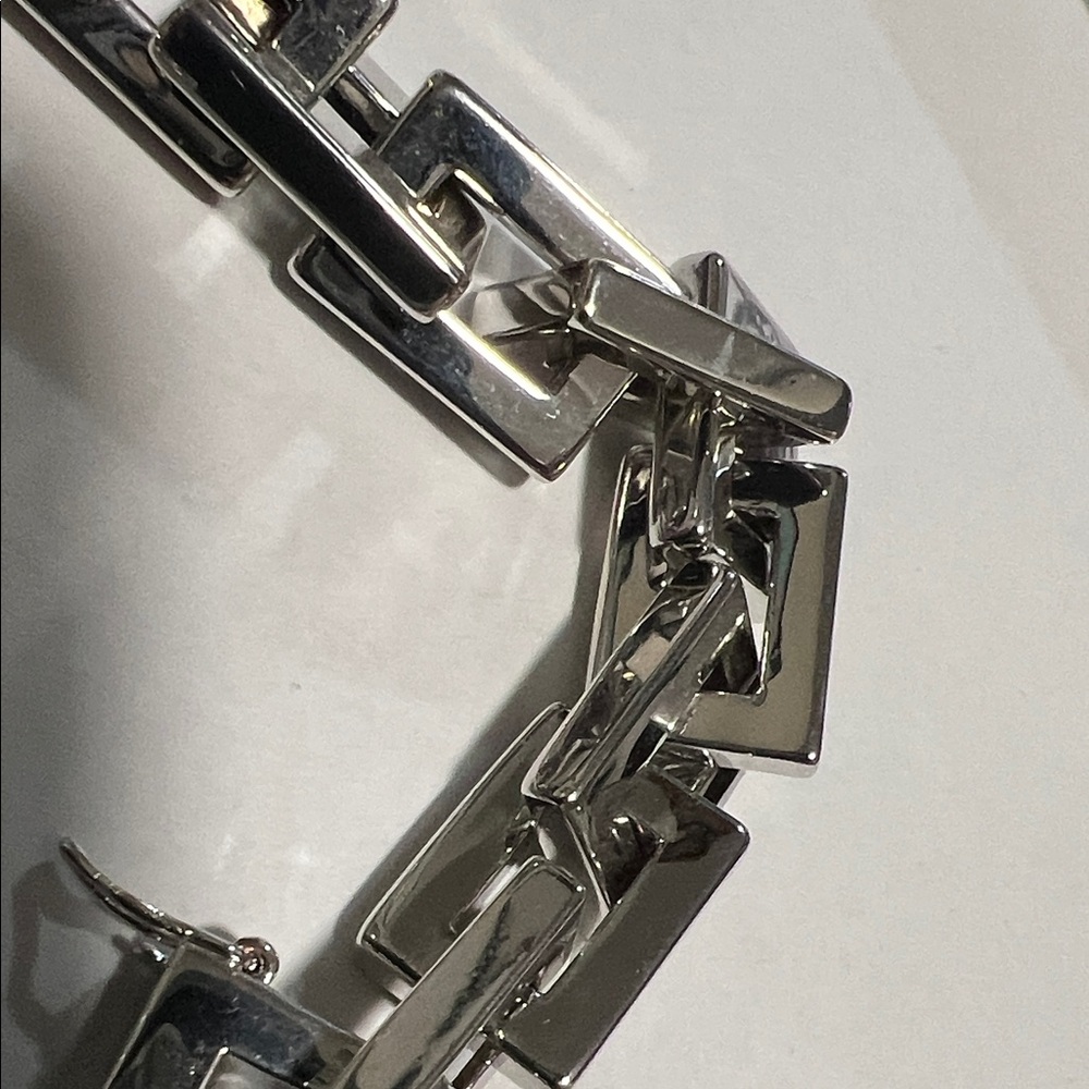 Chunky Milor Rectangular Chain Link Bracelet Magn… - image 7